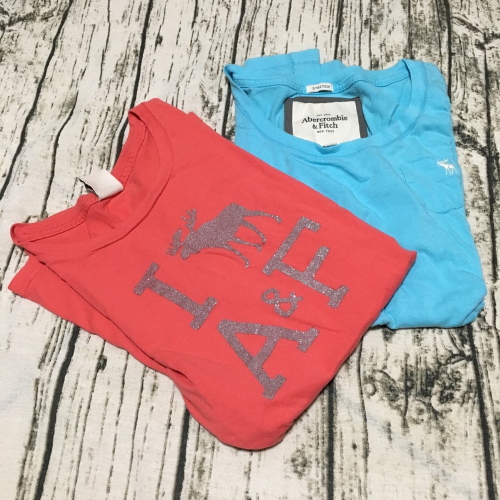 Abercrombie Bundle Shirts Glitter Scoop Neck set